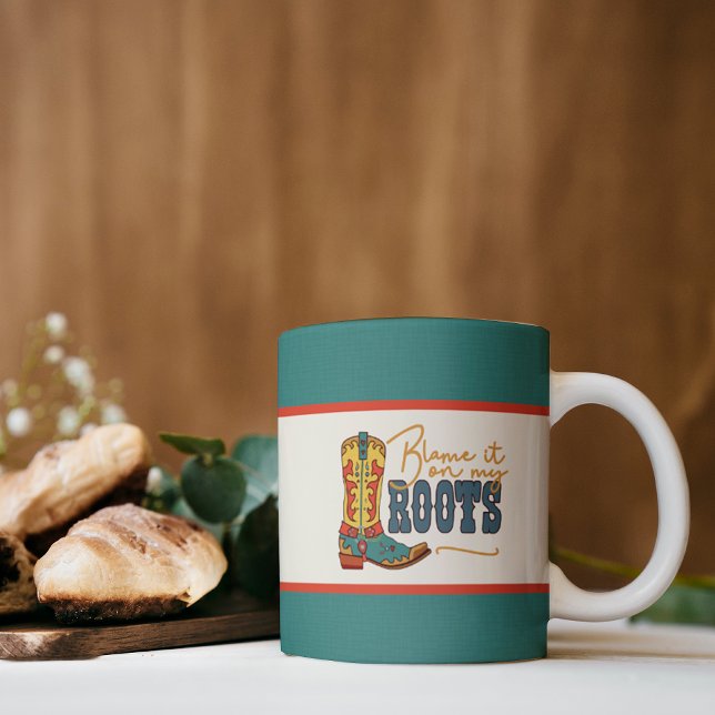 Blame It On My Roots Coffee Mug (Creator Uploaded)