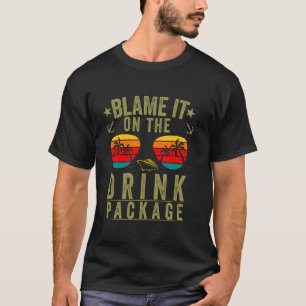 Blame it on The Cruise Package Cruise Cruising Mat T-Shirt