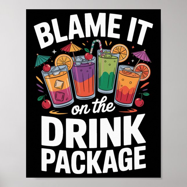 Blame It On The Drink Package 3  Poster (Front)