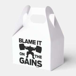 Blame it on the Gains...and treats. Favour Box