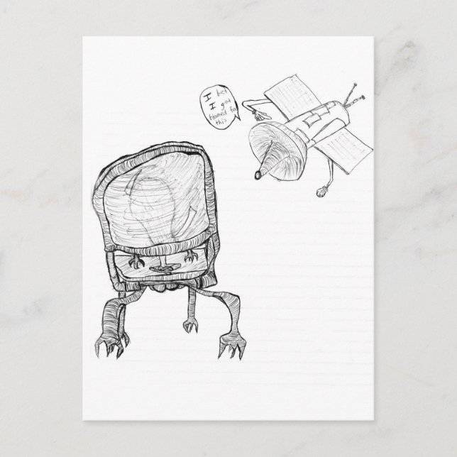 Blame Postcard (Front)