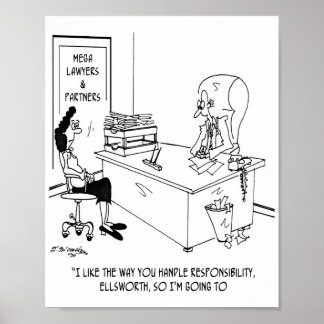 Blame Stuff On Junior Partner Poster