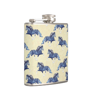 Blámóða 2 Icelandic Horse Hip Flask