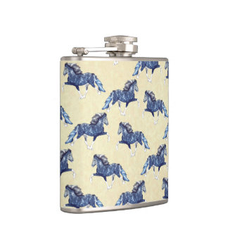 Blámóða 2 Icelandic Horse Hip Flask
