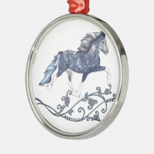 Blámóða Metal Tree Decoration