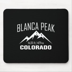 Blanca Peak Colorado Climbing Summit Club Outdoor  Mouse Mat