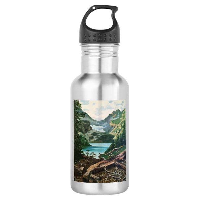 "Blanca" Stainless Steel Water Bottle (Front)
