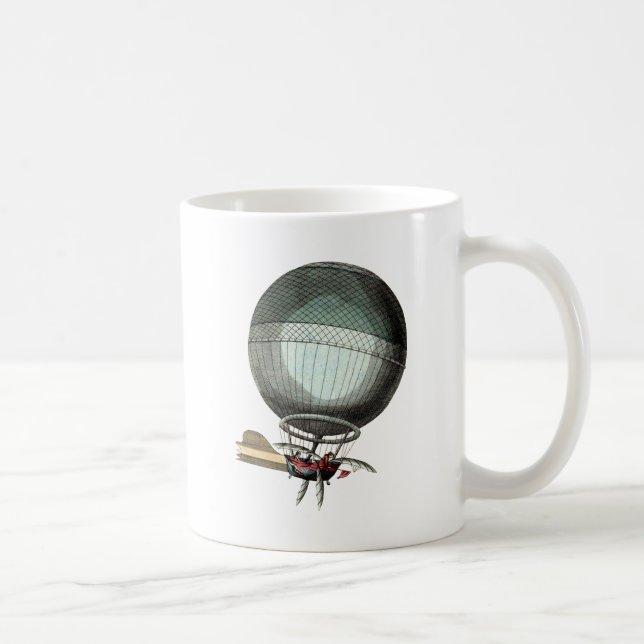 Blanchard Vintage Hot Air Balloon Coffee Mug (Right)