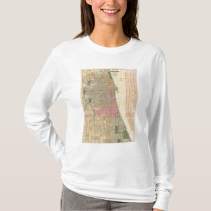Blanchard's guide map of Chicago T-Shirt