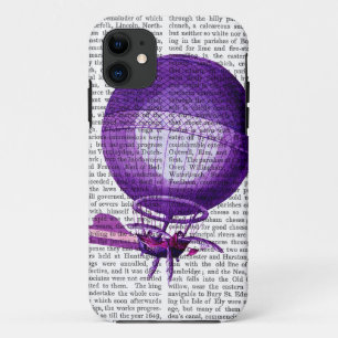 Blanchards Hydrogen (Purple) Hot Air Balloon iPhone 11 Case