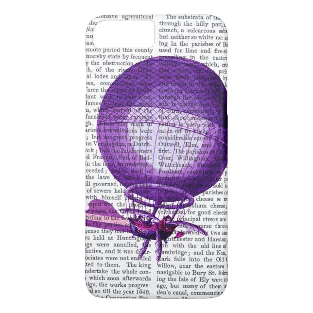 Blanchards Hydrogen (Purple) Hot Air Balloon Case-Mate iPhone Case (Back)