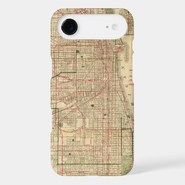 Blanchard's map of Chicago Case-Mate Samsung Galaxy Case (Back)