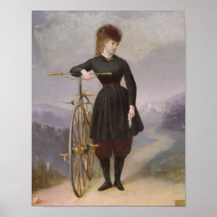 Blanche d'Antigny  and her Velocipede Poster