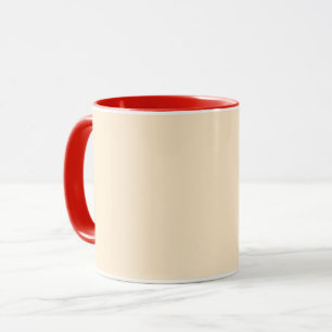 Blanched almond  (solid color)  mug