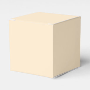 Blanched almond (solid colour) favour box