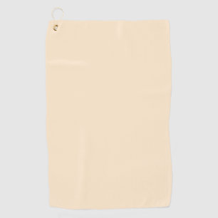 Blanched almond (solid colour) golf towel