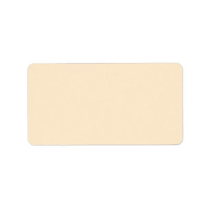 Blanched almond  (solid colour)  label