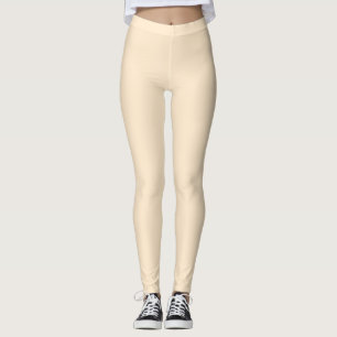 Blanched almond  (solid colour)  leggings