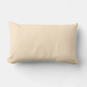 Blanched almond  (solid colour)  lumbar cushion