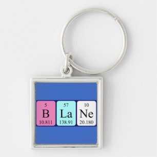 Blane periodic table name keyring