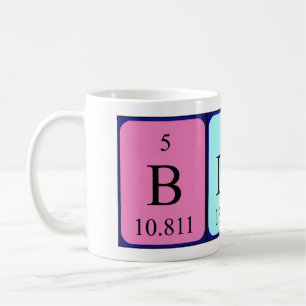 Blane periodic table name mug