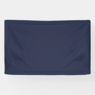 Blank 2.5'x4' Banner with Navy Blue Background