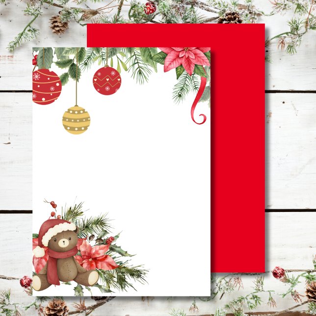 Blank Add Your Own Winter christmas red poinsettia Invitation (Creator Uploaded)