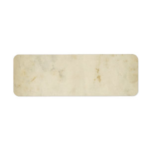 Blank Antique Aged Paper Return Address Label