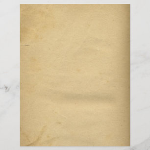 Blank Antique Stained 1880's Paper