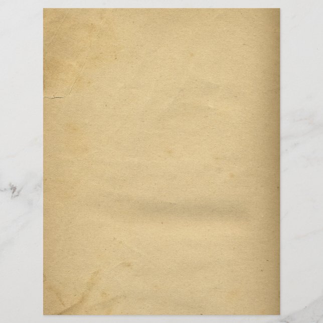Blank Antique Stained 1880's Paper (Front)