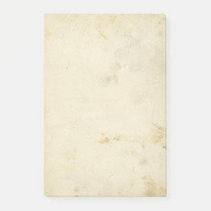 Blank Antique Stained Paper Post-it Notes