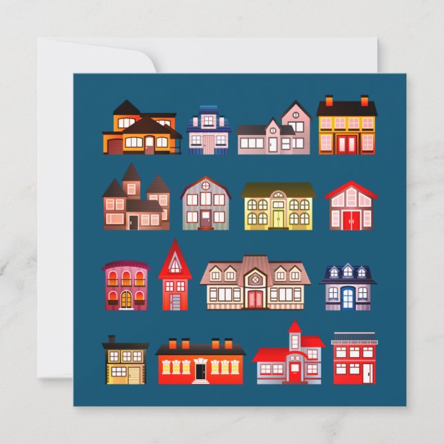 Blank Architecture Buildings Card (Front)