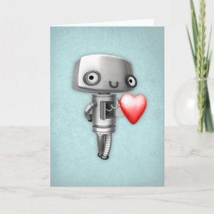 Blank Art Card - Robot Love