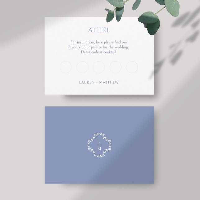 BLANK Attire Code DIY Wedding RSVP  Enclosure Card (Creator Uploaded)