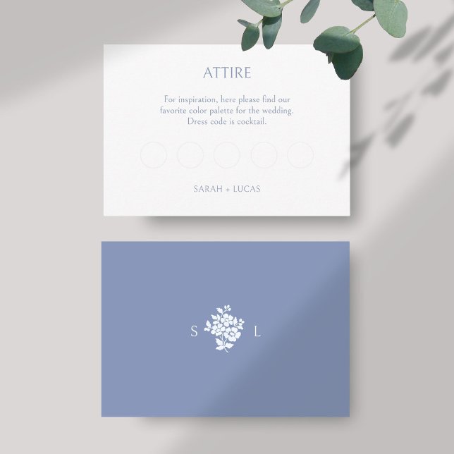 BLANK Attire Code DIY Wedding RSVP  Enclosure Card (Creator Uploaded)