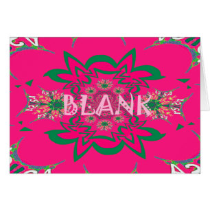 Blank baby vivid pink floral purple shade monogram