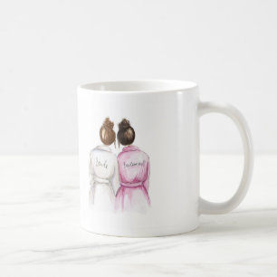 BLANK BACK Mug Auburn Bun Bride Dk Br Bun Bm
