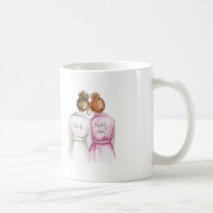 BLANK Back Mug Brunette Bun Bride Red Bun MOH