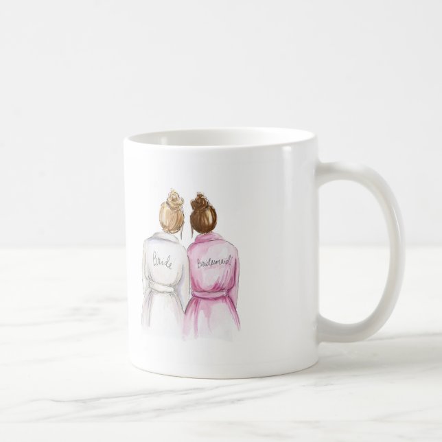 BLANK BACK Mug Dk Bl Bun Bride Auburn Bun BM (Right)