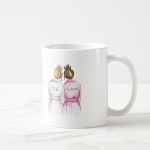 BLANK BACK Mug Dk Bl Bun Bride Br Bun BM