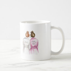 BLANK Back Mug Red Head Bride Brunette MOH