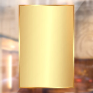 Blank Background Template Your Logo QR Code Text Window Cling