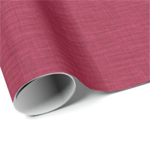 Blank Beige Linen Texture Simple Minimalist Wrapping Paper