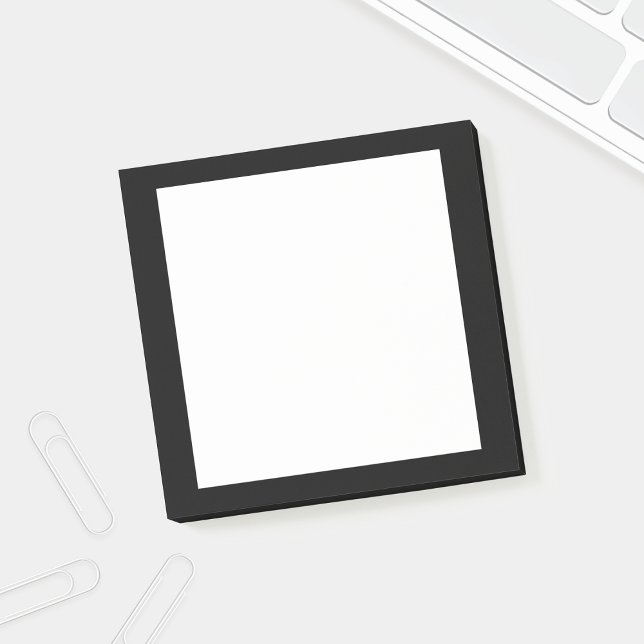 Blank Black and White Post-it Notes (Creator Uploaded)