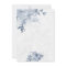 Blank budget Blue watercolor floral wedding 