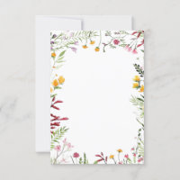 Blank Budget Garden floral wedding