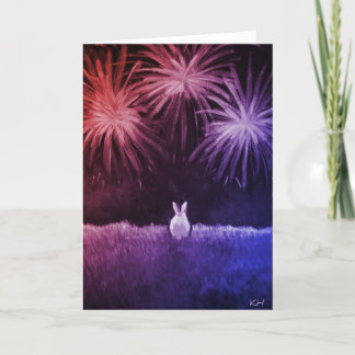 Blank - Bun on the 4th of July Card
