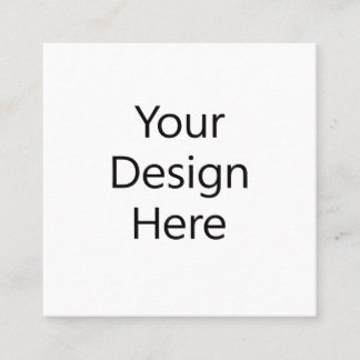 Blank Business Card 2.5"x2.5"