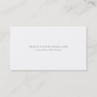 Blank Business Card | Business