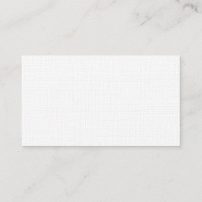 Blank Business Card - Linen (Front)